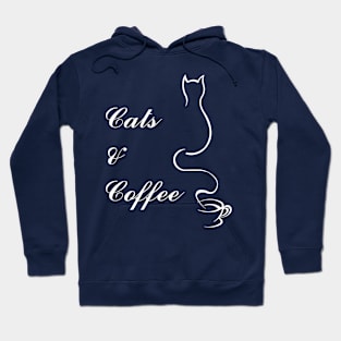 Cute Cats and Coffee Hoodie